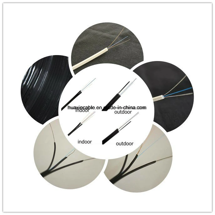 GJYXFCH 2 Core Single-Mode Self-Supporting FTTH Bow-Type Drop Fiber Optic Cable