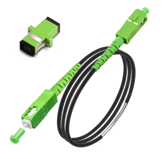 SC/SC Simplex OS2 Single Mode Fiber Optical Coupler with Flange Adapter